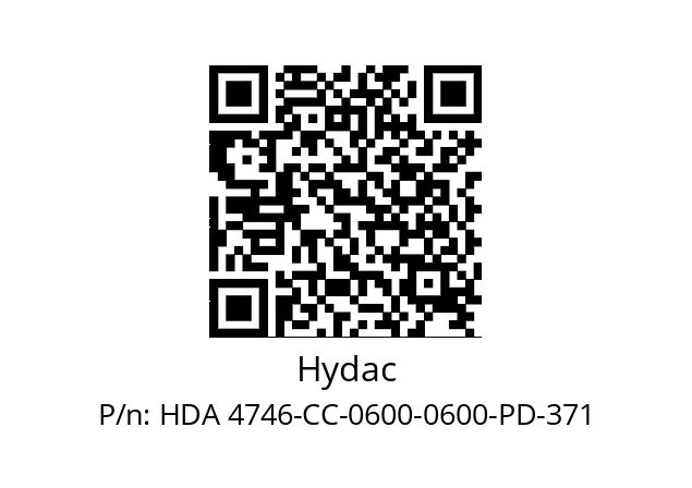   Hydac HDA 4746-CC-0600-0600-PD-371