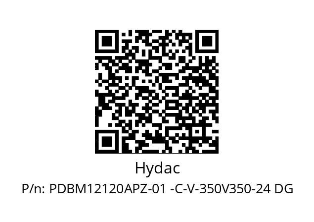   Hydac PDBM12120APZ-01 -C-V-350V350-24 DG