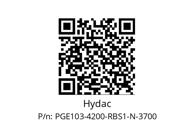   Hydac PGE103-4200-RBS1-N-3700