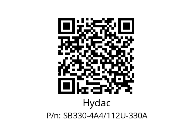   Hydac SB330-4A4/112U-330A