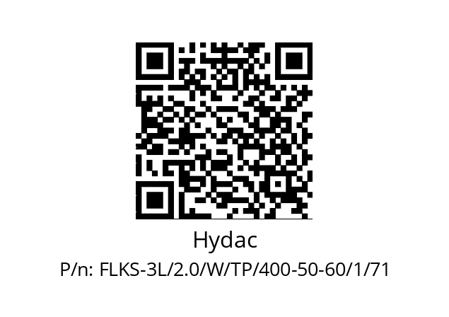   Hydac FLKS-3L/2.0/W/TP/400-50-60/1/71