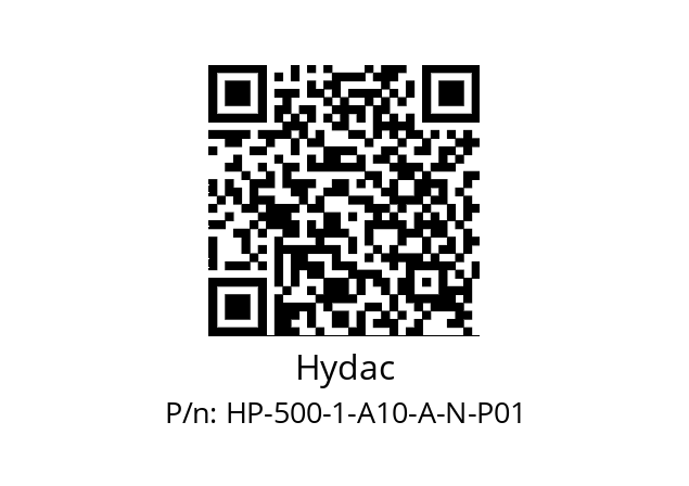   Hydac HP-500-1-A10-A-N-P01