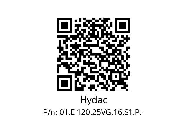   Hydac 01.E 120.25VG.16.S1.P.-