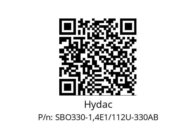   Hydac SBO330-1,4E1/112U-330AB