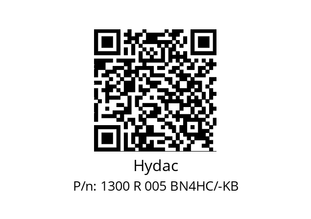   Hydac 1300 R 005 BN4HC/-KB