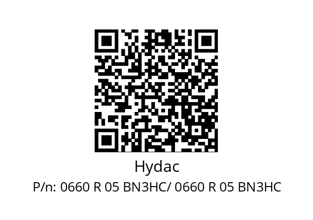   Hydac 0660 R 05 BN3HC/ 0660 R 05 BN3HC