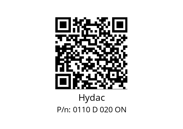   Hydac 0110 D 020 ON