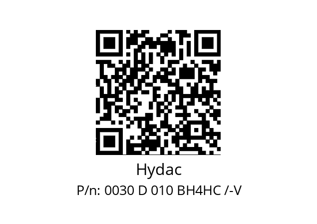   Hydac 0030 D 010 BH4HC /-V