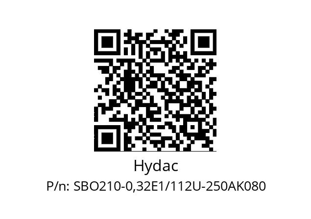   Hydac SBO210-0,32E1/112U-250AK080