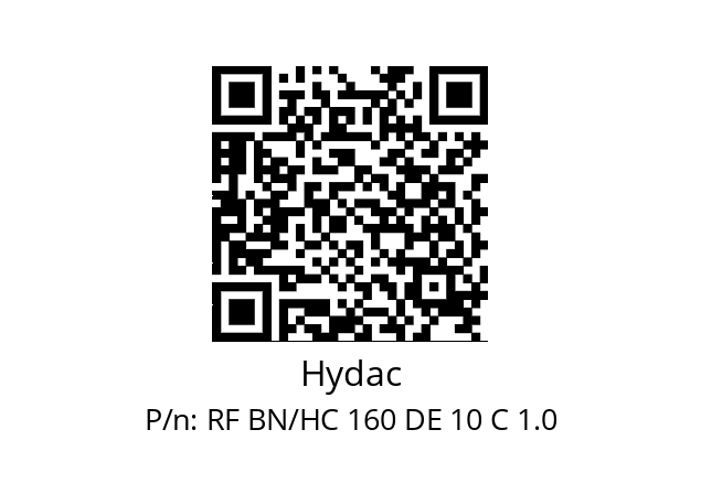   Hydac RF BN/HC 160 DE 10 C 1.0