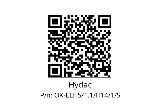   Hydac OK-ELH5/1.1/H14/1/S