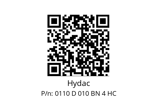   Hydac 0110 D 010 BN 4 HC