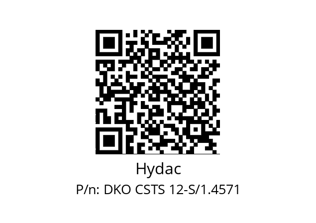   Hydac DKO CSTS 12-S/1.4571