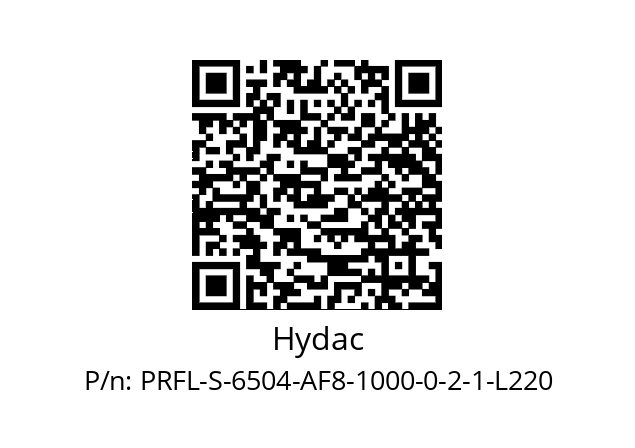   Hydac PRFL-S-6504-AF8-1000-0-2-1-L220