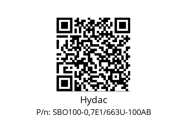   Hydac SBO100-0,7E1/663U-100AB