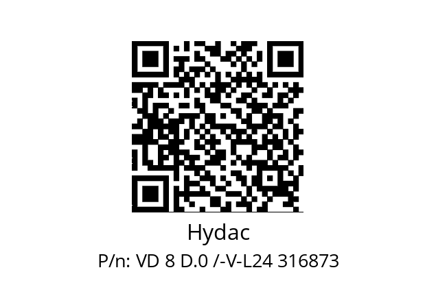   Hydac VD 8 D.0 /-V-L24 316873