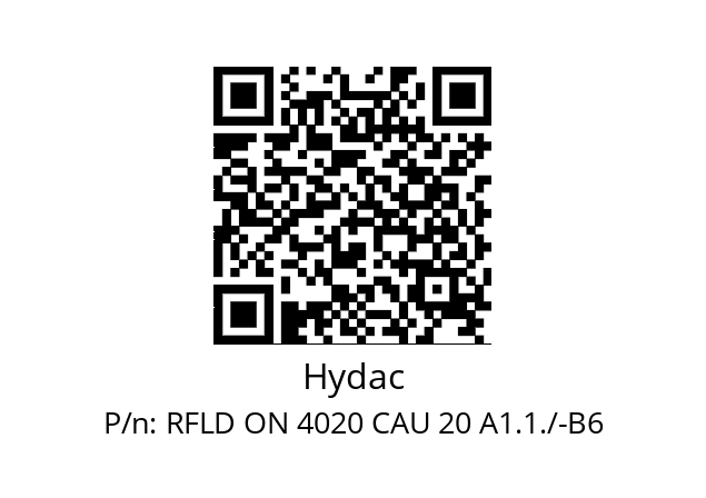   Hydac RFLD ON 4020 CAU 20 A1.1./-B6