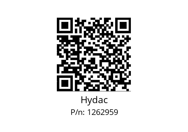   Hydac 1262959