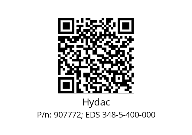   Hydac 907772; EDS 348-5-400-000