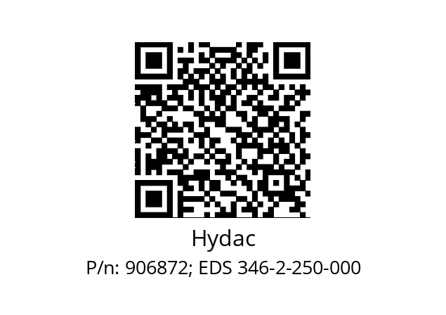   Hydac 906872; EDS 346-2-250-000