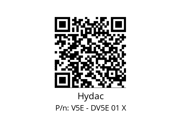   Hydac V5E - DV5E 01 X