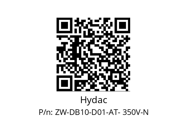   Hydac ZW-DB10-D01-AT- 350V-N