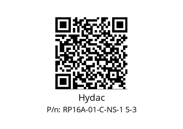   Hydac RP16A-01-C-NS-1 5-3