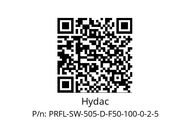   Hydac PRFL-SW-505-D-F50-100-0-2-5