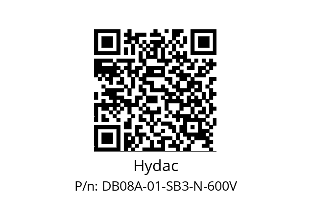   Hydac DB08A-01-SB3-N-600V