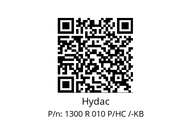   Hydac 1300 R 010 P/HC /-KB