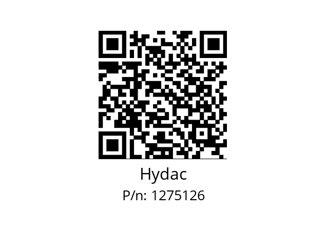   Hydac 1275126