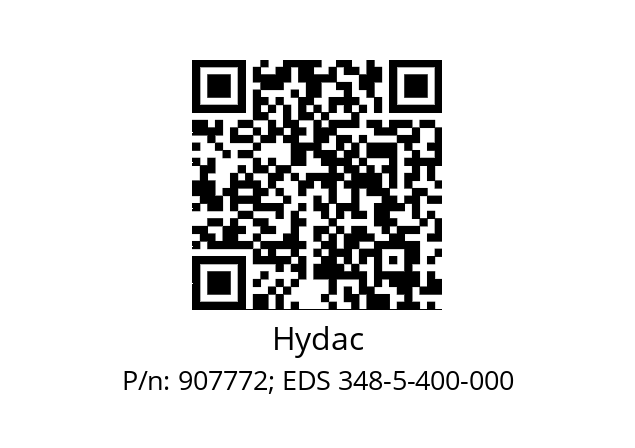   Hydac 907772; EDS 348-5-400-000