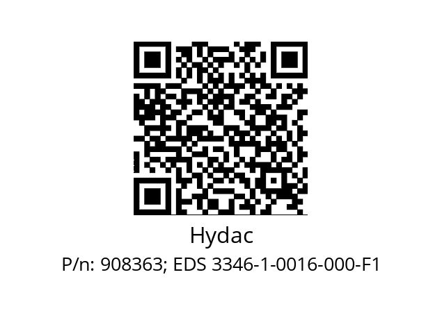   Hydac 908363; EDS 3346-1-0016-000-F1