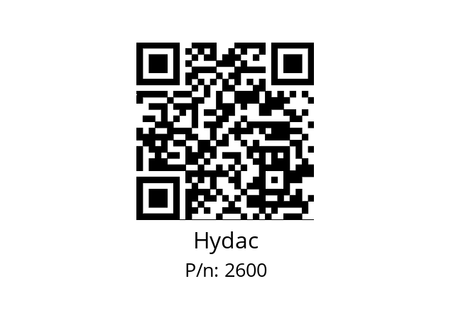   Hydac 2600