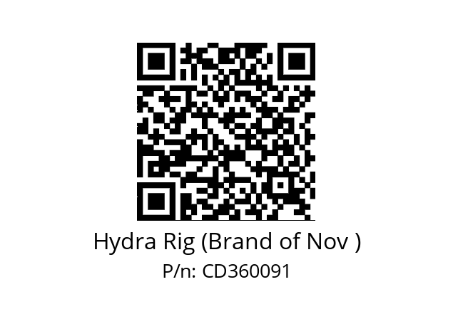   Hydra Rig (Brand of Nov ) CD360091