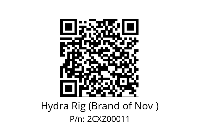   Hydra Rig (Brand of Nov ) 2CXZ00011