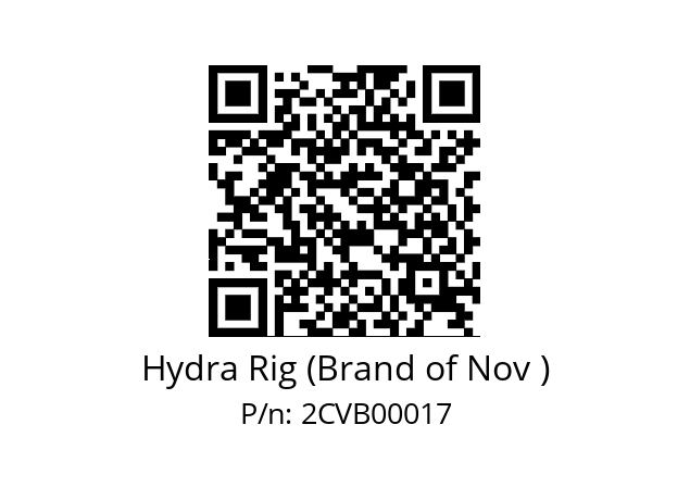   Hydra Rig (Brand of Nov ) 2CVB00017