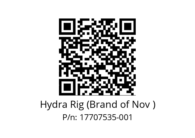   Hydra Rig (Brand of Nov ) 17707535-001