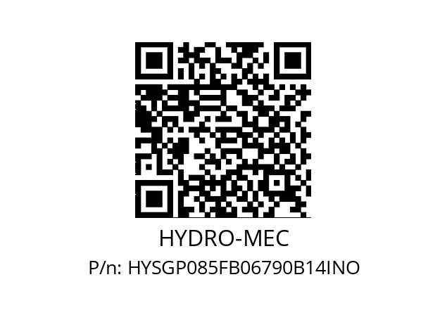   HYDRO-MEC HYSGP085FB06790B14INO