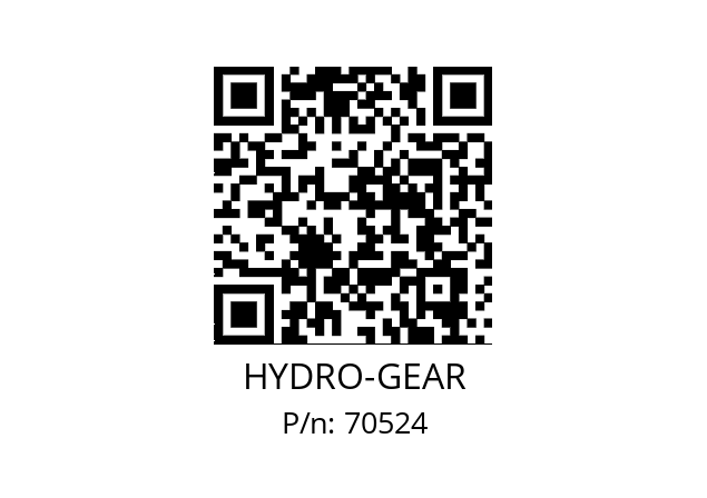   HYDRO-GEAR 70524