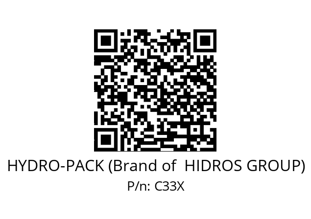   HYDRO-PACK (Brand of  HIDROS GROUP) C33X