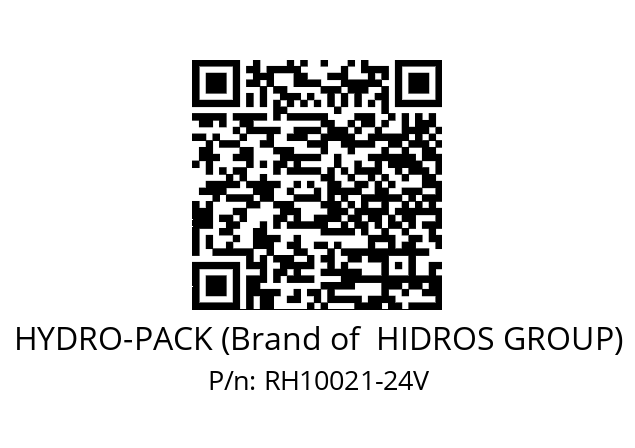   HYDRO-PACK (Brand of  HIDROS GROUP) RH10021-24V