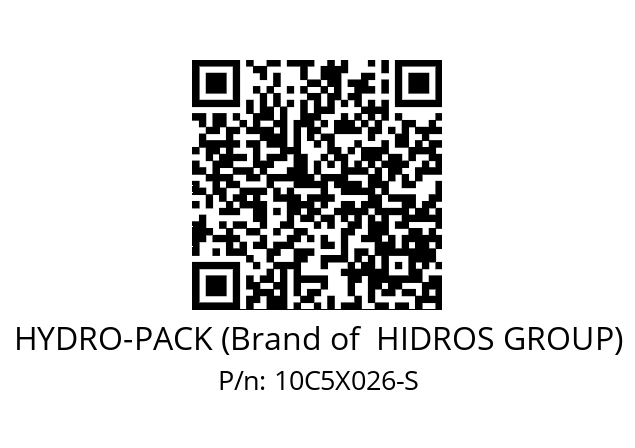   HYDRO-PACK (Brand of  HIDROS GROUP) 10C5X026-S