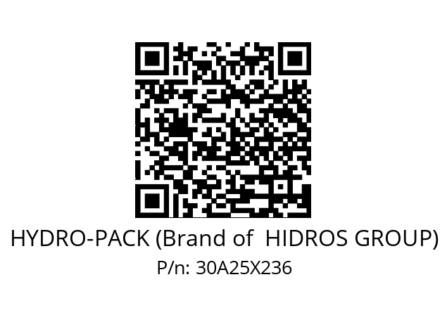   HYDRO-PACK (Brand of  HIDROS GROUP) 30A25X236