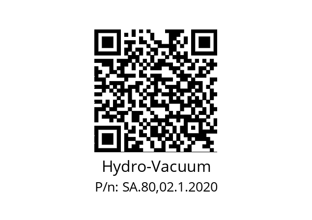   Hydro-Vacuum SA.80,02.1.2020