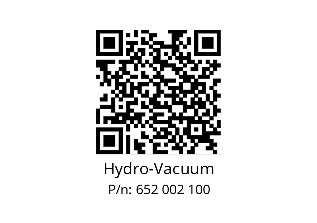   Hydro-Vacuum 652 002 100