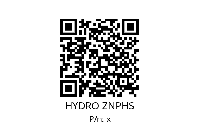   HYDRO ZNPHS x