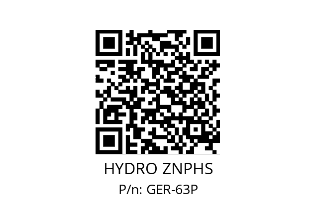   HYDRO ZNPHS GER-63P