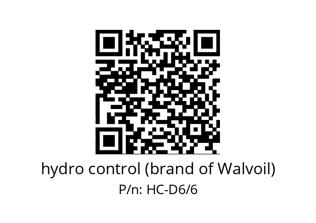   hydro control (brand of Walvoil) HC-D6/6