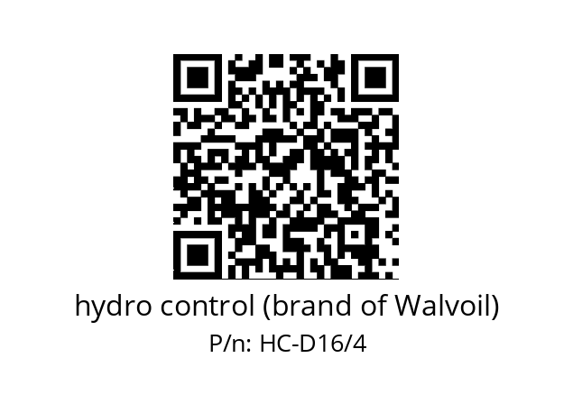   hydro control (brand of Walvoil) HC-D16/4